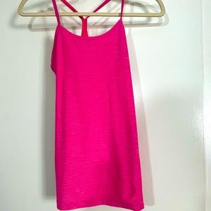 Lululemon Power Y Tank in Hot Pink